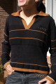 TSHIRT POLO ROMBA Negro