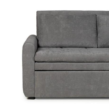 Sofá Cama Saara - Tela Microfibra TC1011 (Grafito)