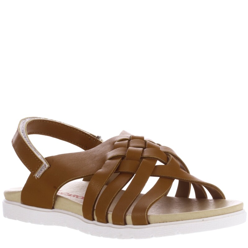 Sandalias de Niña MINI Miss Carol MAIA trenzada Tan
