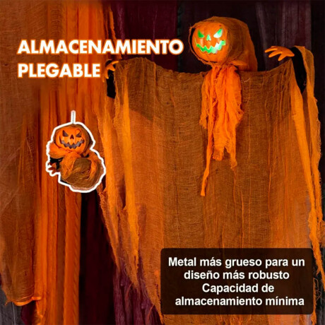 Fantasma Calabaza Decorativo Halloween Luz Y Sonido Hlw001004-m1