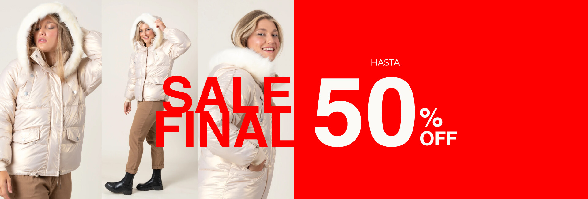 SALE FINAL HASTA EL 50 %