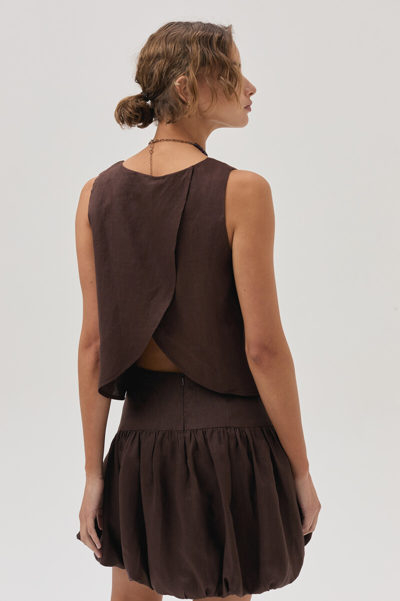 Falda Blair Chocolate
