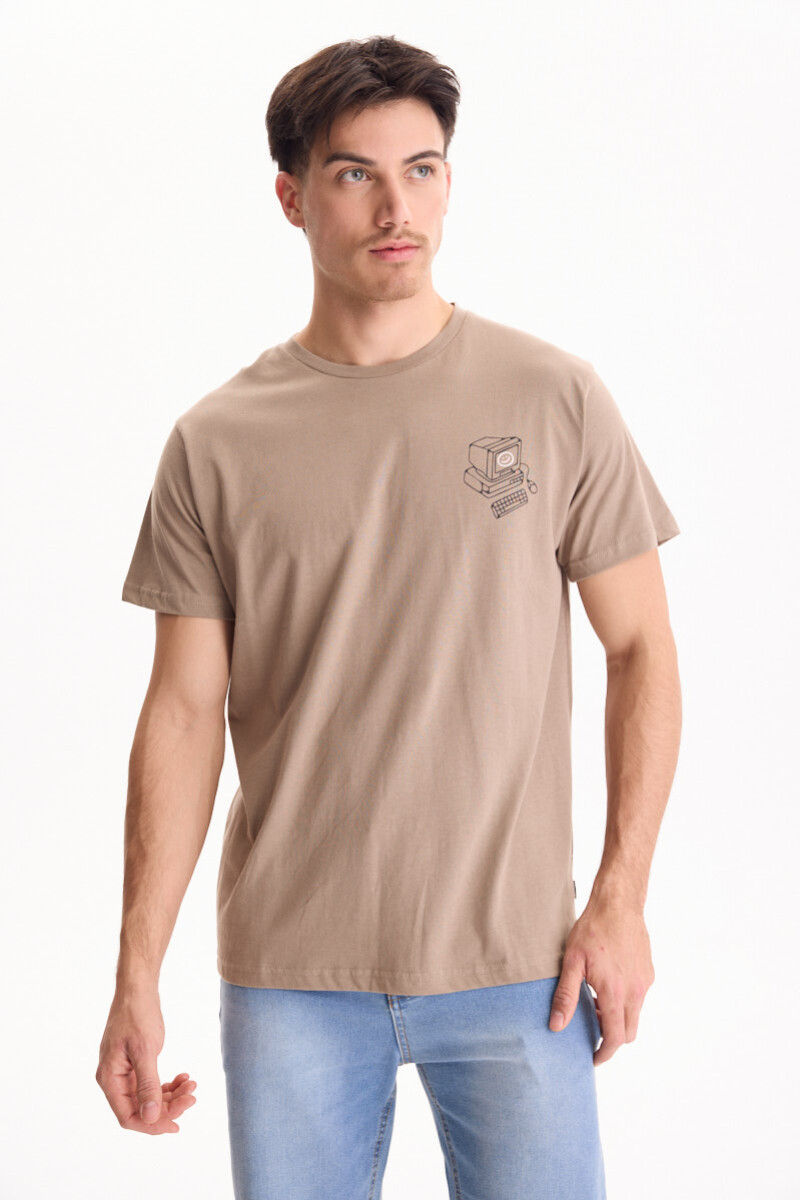 Remera Office Verde Militar