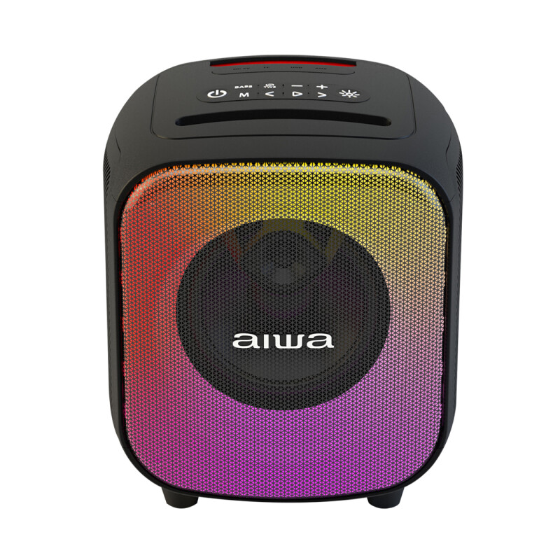 Parlante Portátil Bluetooth 40W RMS AIWA TWS Luces Led Entrada Micrófono y USB Parlante Portátil Bluetooth 40W RMS AIWA TWS Luces Led Entrada Micrófono y USB