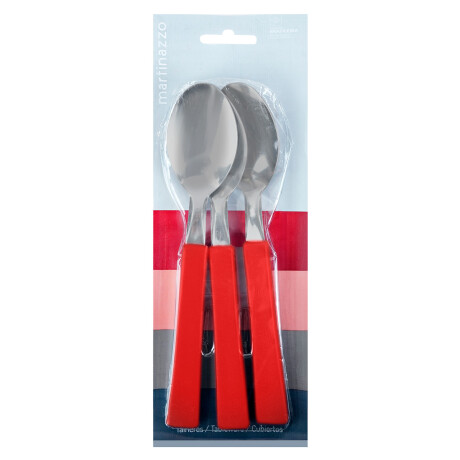 Cuchara x3 rojo linea Una Martinazzo Cuchara x3 rojo linea Una Martinazzo
