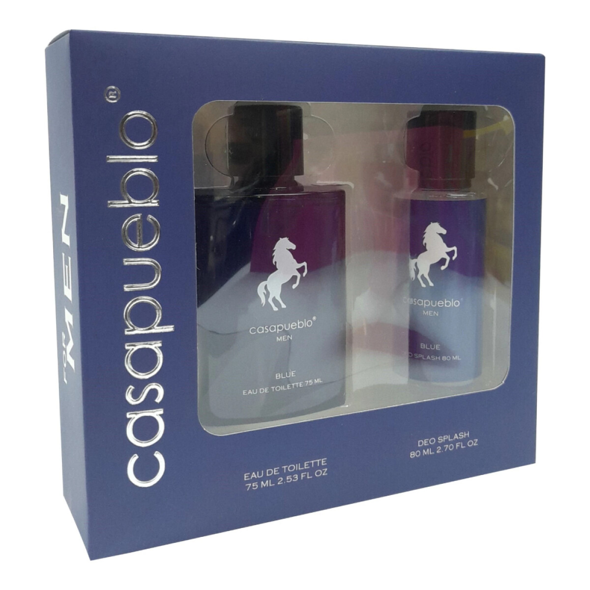 Pack Casapueblo Wild Blue Perfume EDT 75 ml + Deo Splash 