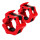 Par De Topes P/ Barra Estandar Crossfit Clamp Rosca Fit013300-m2