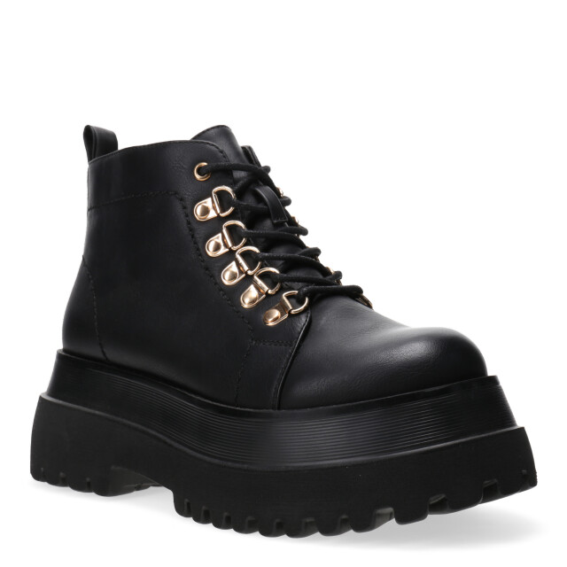 Botas de Mujer Miss Carol GALILEA acordonada con plataforma Negro