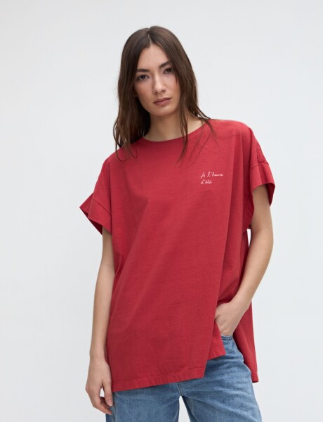 Musculosa Evelyn Rojo