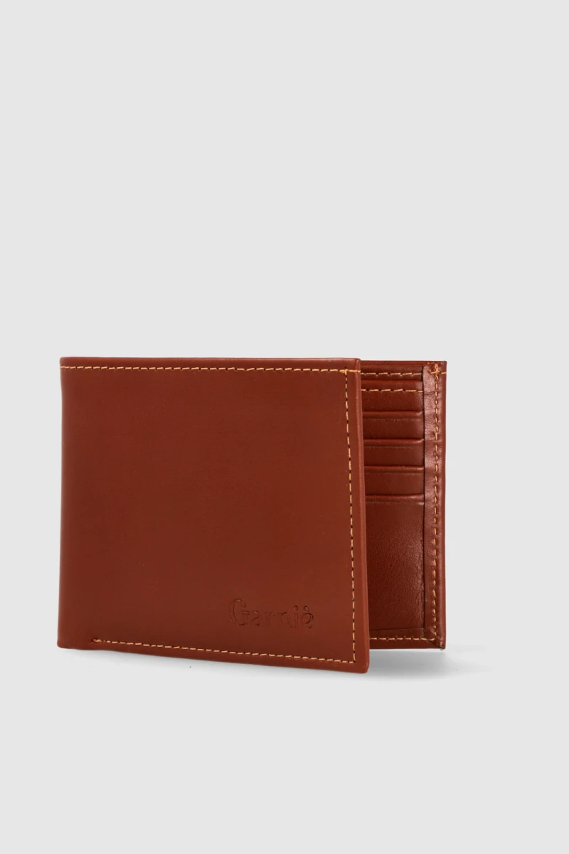 Billetera de cuero Phoenix - Brandy 