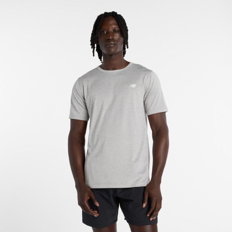 Remera New Balance de Hombre - MT61O0U4AG GREY