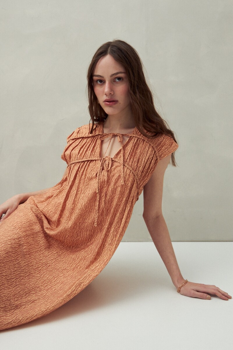 VESTIDO WILLA Caramelo