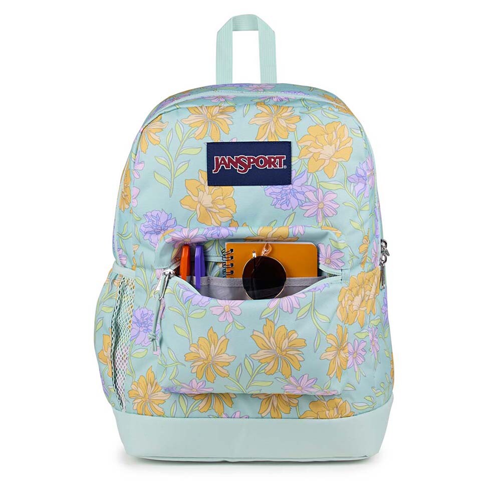 Cross Town Plus Faded Floral Fresh Mint