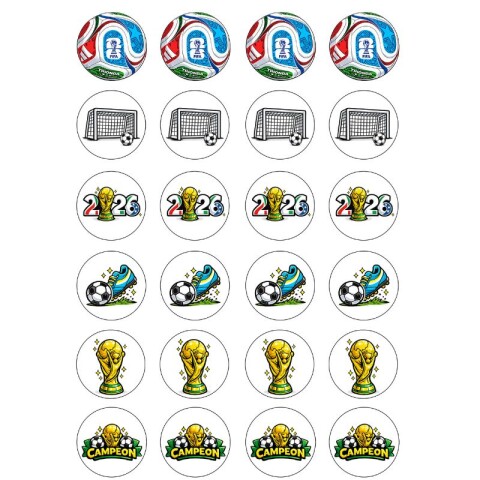 Láminas Mundial Galletitas x24