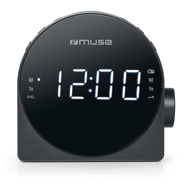 Radio Reloj Muse M185cr RADIO RELOJ MUSE M185CR NEGRO