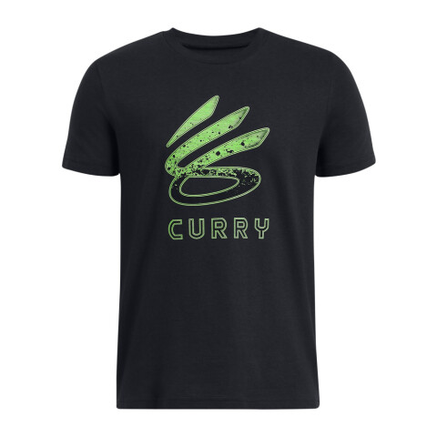 Curry Logo Tee-BLK BLK-001