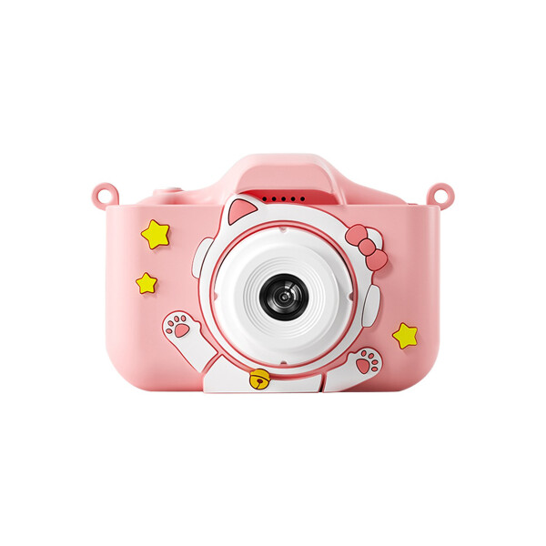 Cámara para niños Y20 diseño gato astronauta color rosa Cámara Para Niños Y20 Diseño Gato Astronauta Color Rosa