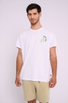 Remera oversize estampada Blanco