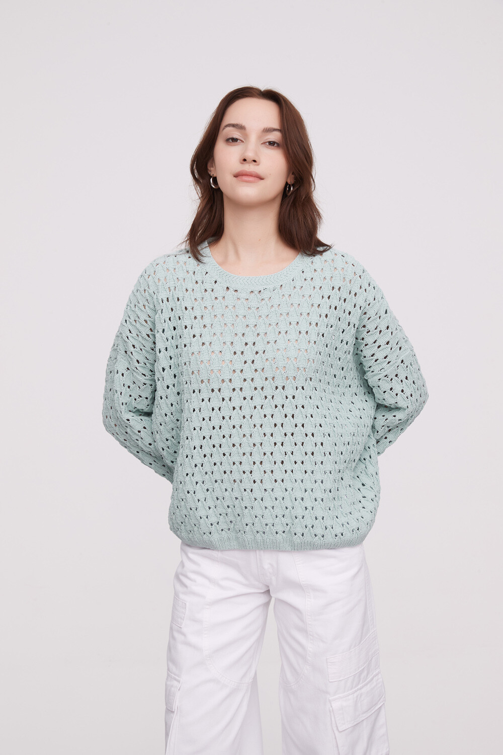 Sweater Vicenti Verde Agua