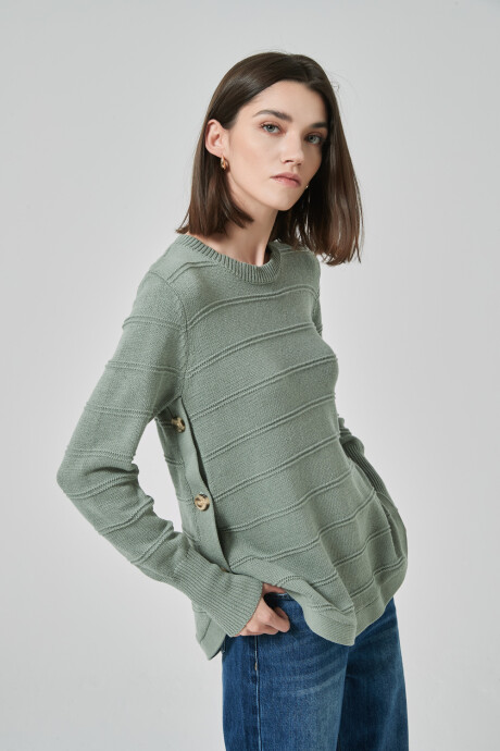 Sweater Galmi Verde Grisaceo