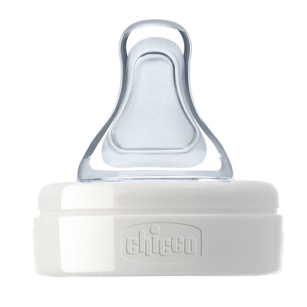 Biberon Vidrio Chicco 240 ML Rosa Circulos