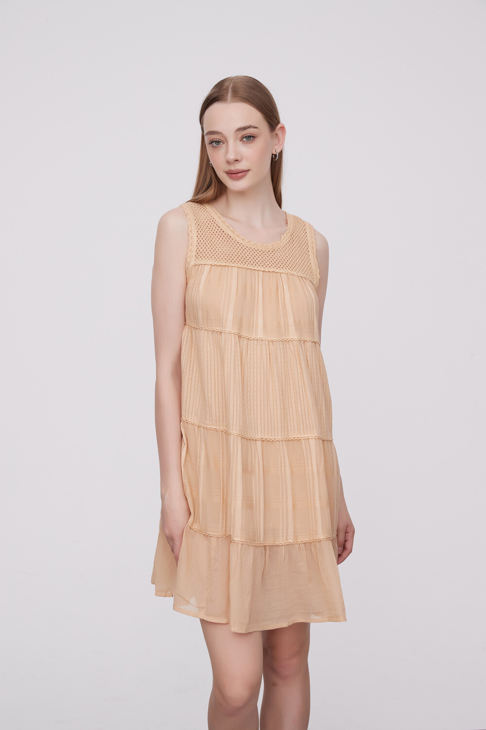 Vestido Stophoer Beige