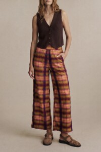 Chaleco Lurex Chocolate