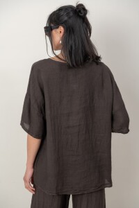 BLUSA PETRA Chocolate