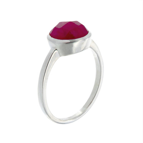 Anillo de plata 925 y Rubí Anillo de plata 925 y Rubí