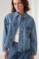 CAMPERA JEAN Azul