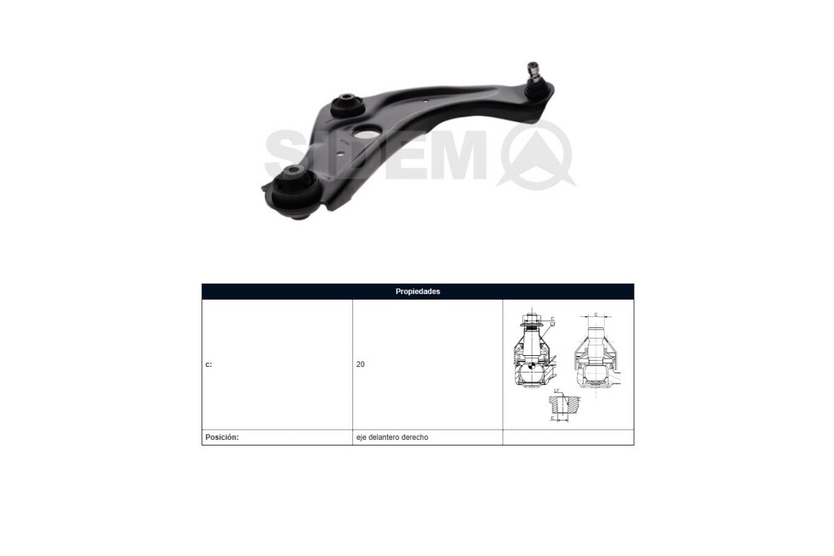 Parilla De Suspension Delantera Nissan Qashqai 12-25 Der Parilla De Suspension Delantera Nissan Qashqai 12-25 Der
