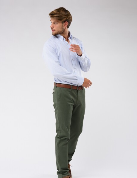 Pantalon spandex slim fit Verde pino