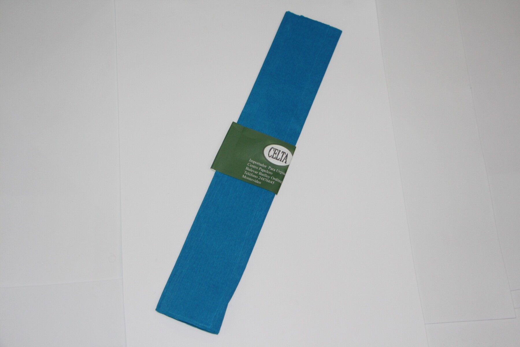 PAPEL CREPE 2MTS.X0.50 - COLOR TURQUESA 