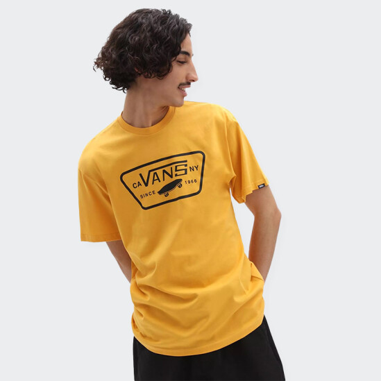 Remera Vans Full Patch Amarillo