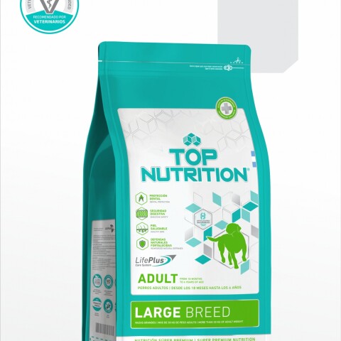 TOP NUTRITOIN PERROS ADULTOS RAZAS GRANDES X 15+3KG Top Nutritoin Perros Adultos Razas Grandes X 15+3kg