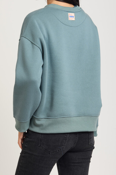 SWEATER JAMINA DIXIE Azul Piedra