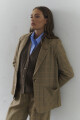 BLAZER SCOZZESE BEIGE