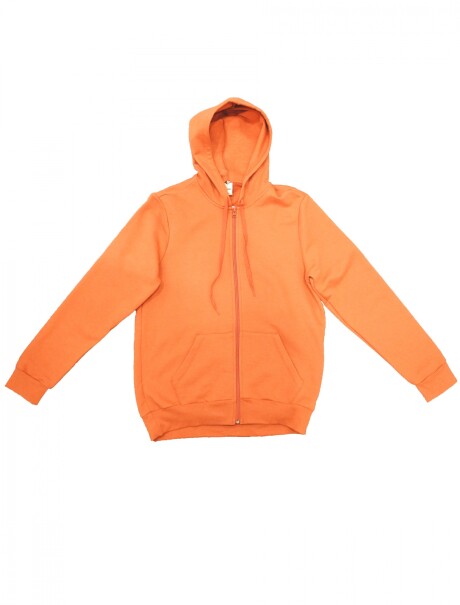 CAMPERA UNISSEX BÁSICA ADULTO NARANJA
