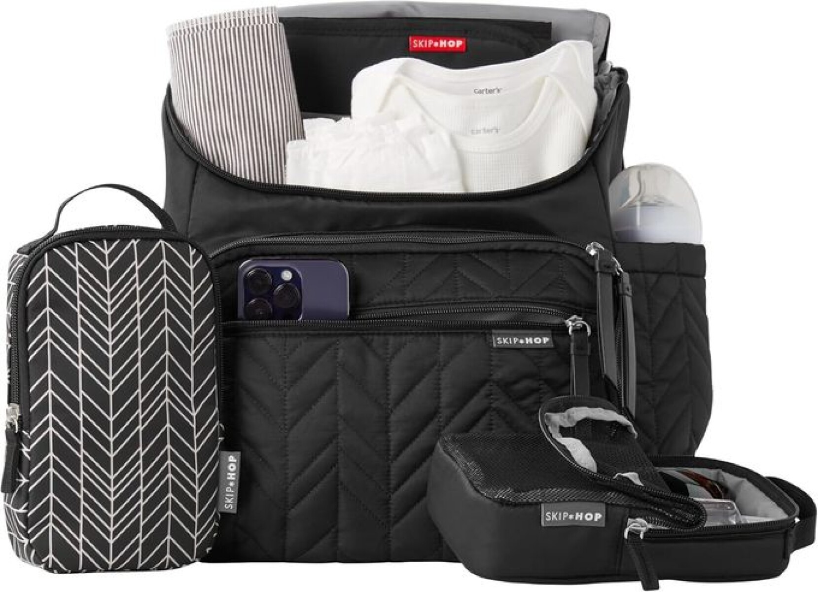 Mochila maternal Forma SKIP HOP - negro 