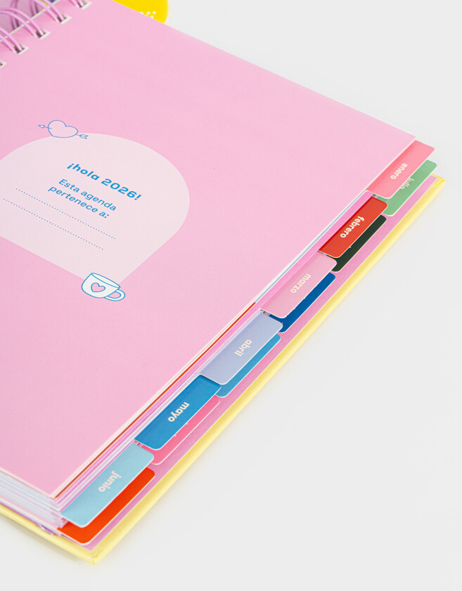 Agendas y Calendarios Estampados Agenda This Is My Year 2026 - Combinacion Multicolor