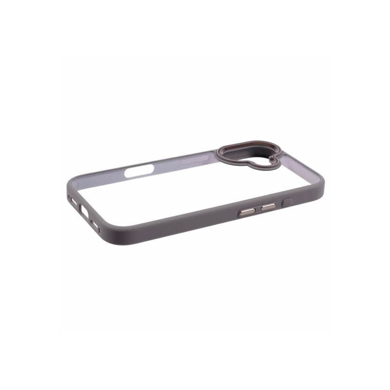 Protector para iPhone 16 bordes color gris Protector Para Iphone 16 Bordes Color Gris
