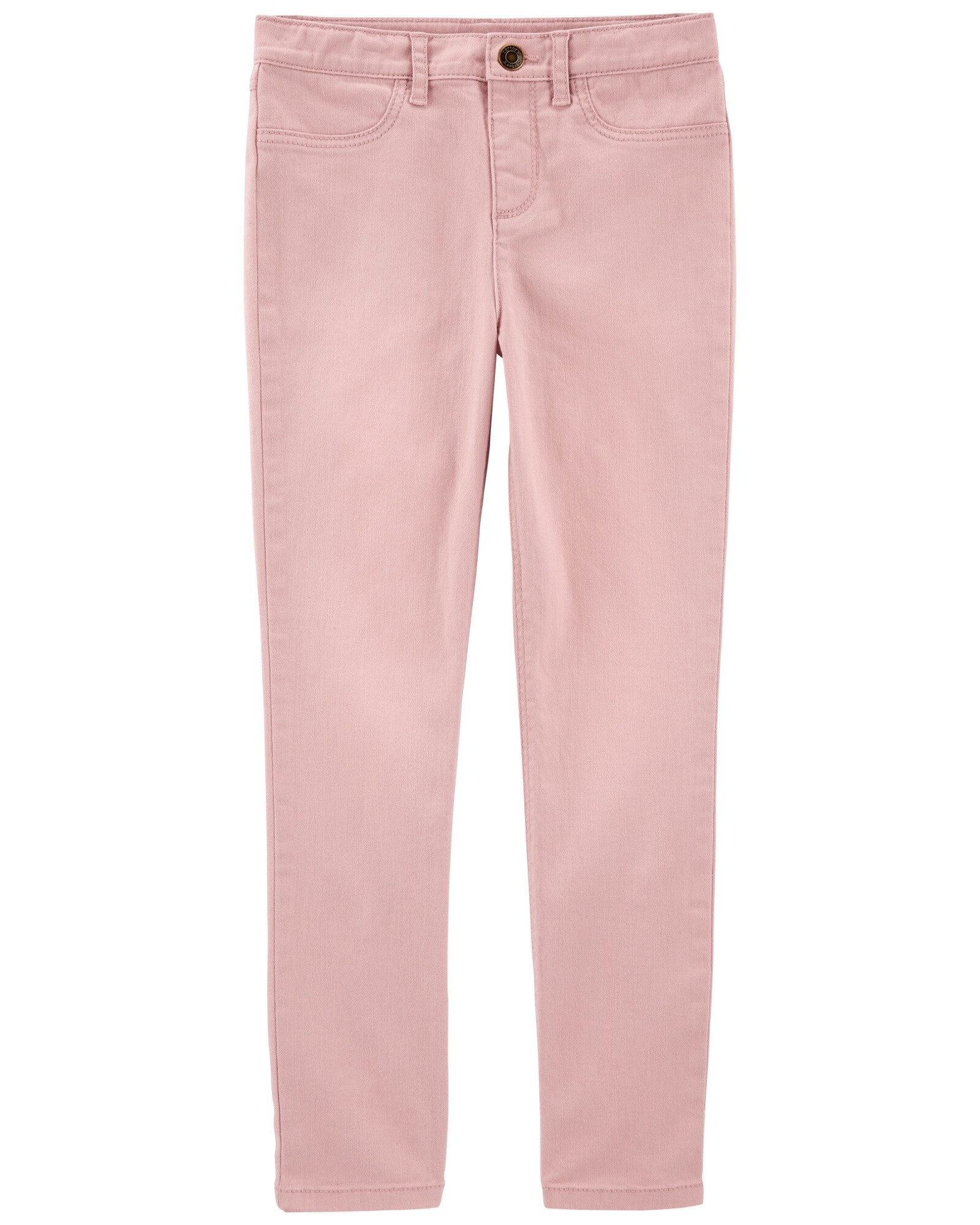 Pantalón de sarga, rosado. Talles 6-8 Sin color