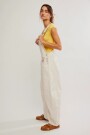 JARDINERO DENIM GOOD LUCK Blanco