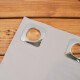 Set x4 paños cortina blackout 1,35m x 2,30m BEIGE