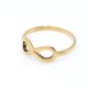 Anillo del infinito en oro 18k amarillo Anillo del infinito en oro 18k amarillo