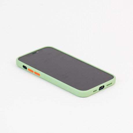 Estuche Funda De Silicona Para Iphone 12 Pro Verde Claro