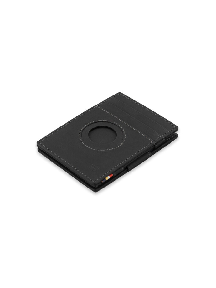 ESSENZIALE MAGIC AIRTAG WALLET CARBON BLACK