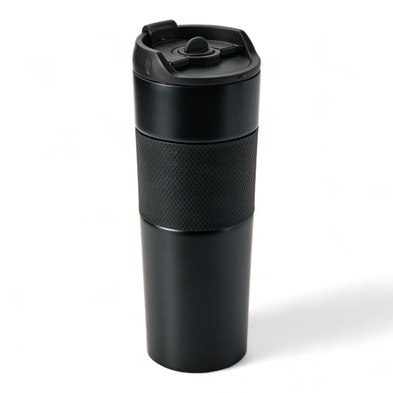 Cafetera Manual Prensa Francesa de Viaje Termica 500ml Negro