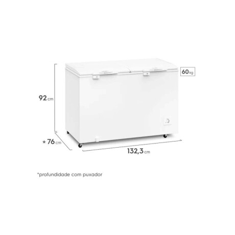 FREZZER ELECTROLUX 407-LITROS BLANCO H440