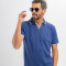 Remera m/c pique azul